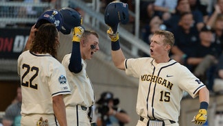 Next Story Image: Jimmy Kerr, Tommy Henry lead Michigan to 7-4 win over Vanderbilt in CWS